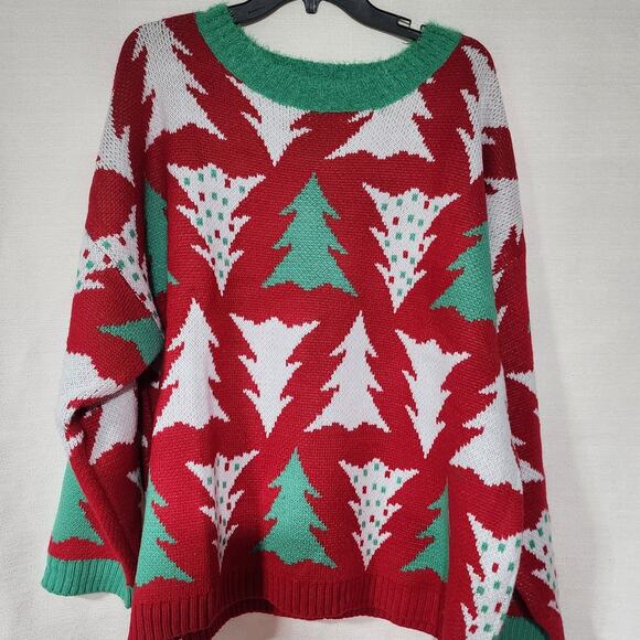 Christmas tree sweater by 33 degrees women's large - Picture 6 of 6